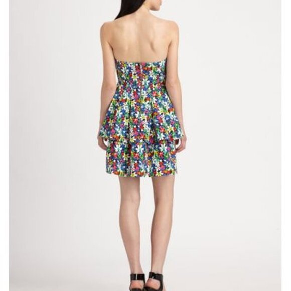 Strapless Dress - KATE SPADE KARMEN Floral Dress Full Bloom NEW! - Picture 3 of 7